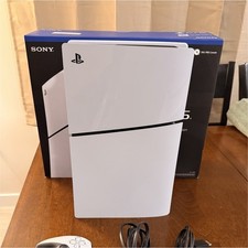 Sony PlayStation 5 Digital Edition 1TB Console CFI-2015 with Controller & Cables