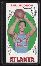 1969-70 Topps #65 Lou Hudson - VG/VGEX - crease - Set Break! RC