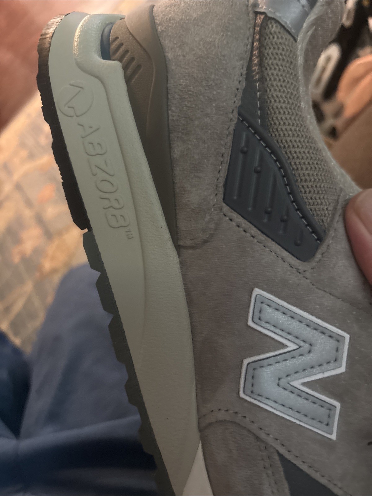 New Balance 998 Made in USA Grey Silver SZ 9 Men's Classic U998GR New Auth thumbnail 13