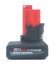 NEW Milwaukee 12 Volt M12 High Output Battery CP5.0 Ah Red Lithium 48-11-2450