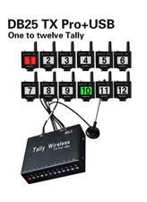 DB25 TX Pro  USB Wireless Tally ONE Transmitter to TWELVE Receivers