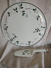 Christopher Stewart 13" Bone China Cake Plate and accompanying cake server.  — photo 1