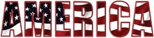 10x3 Patriotic Bumper Sticker Auto Decal USA Flag America Freedom Patriotism Am