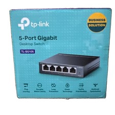 TP-Link TL-SG105 5-Port Gigabit Ethernet Unmanaged Metal Desktop Network Switch