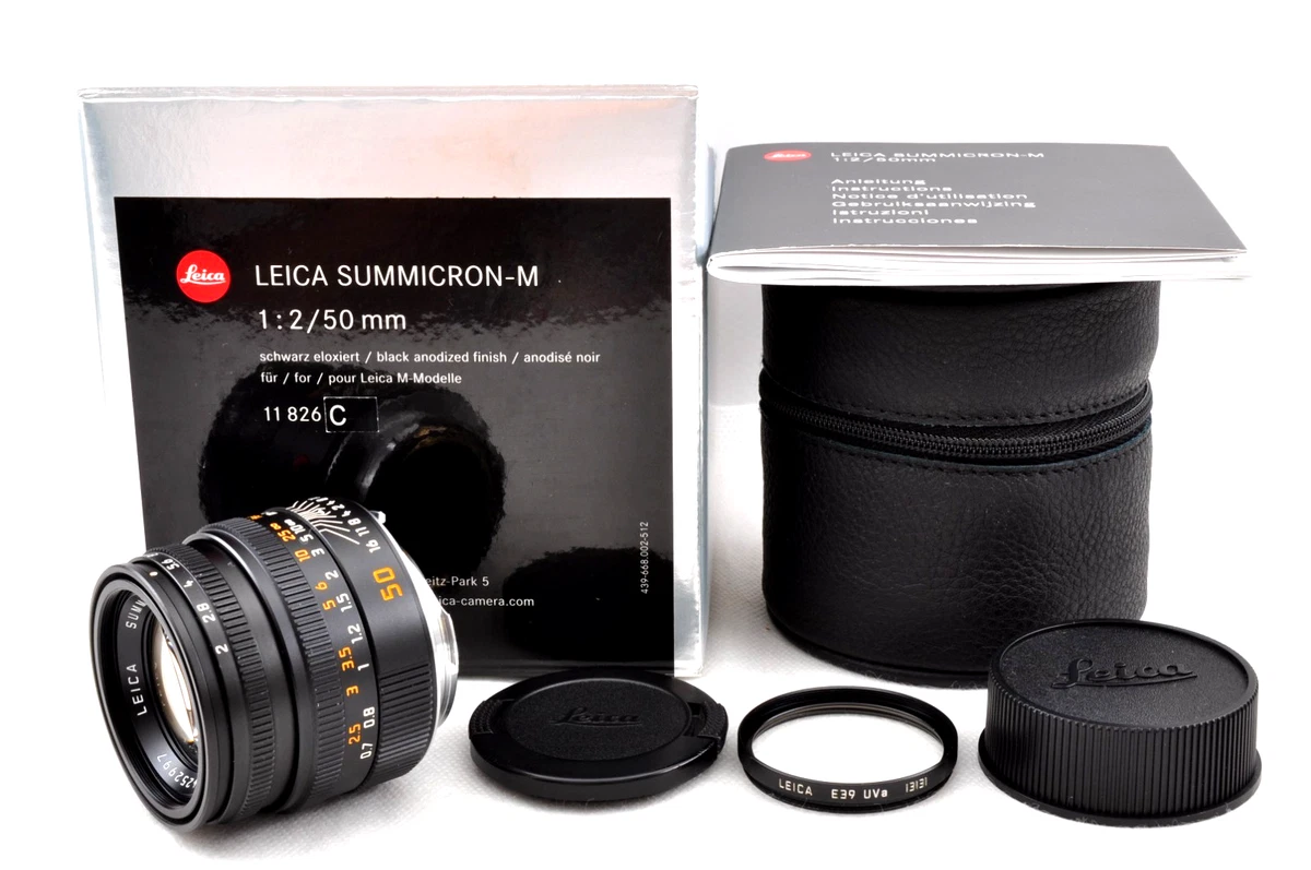 Leica SUMMICRON-M 50mm Focal Camera Lenses for sale | eBay