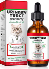 Feline Urinary Tract Health, Cat UTI Remedy, Natural Herbal Supplement 2 Fl Oz,