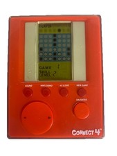 Milton Bradley Connect 4 2007 Electronic Handheld Travel Pocket Game Works RARE