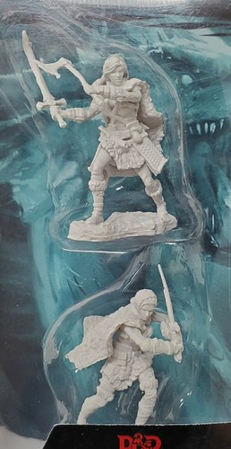 HUMAN FEMALE BARBARIAN D&D Nolzur's Marvelous Miniatures WizKids WZK72644 - Picture 3 of 4