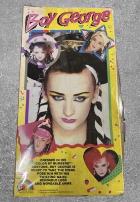 80's Culture Club Boy e フィギュア Boy George Culture Club 12in Doll Figure Sharpegrade Original Box