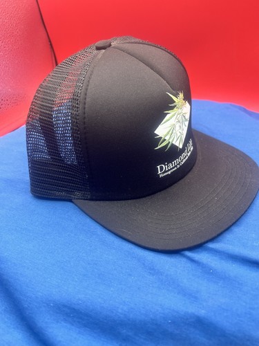 Diamond Supply Co Cannabis Pflanze Logo Trucker Mütze Snapback Herren Größe Polyester - Bild 6 von 6