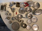 1950’s Toy Aluminum Cookware, Utensils, Meat Grinder & Egg Beater — photo 2