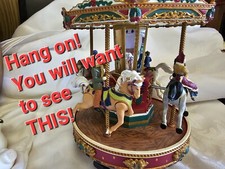 Vintage Carousel Merry-go-round Music Box Christmas Songs for All Seasons