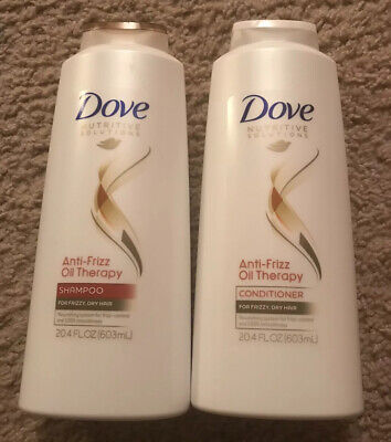 Dove Nutritive Solutions Shampoo And Conditioner Anti Frizz Oil Therapy 4 Oz Ebay