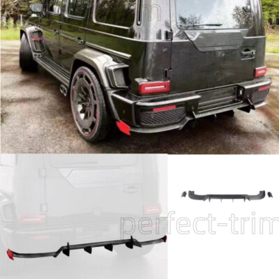 For G-Class w463a W464 Dry Carbon Rocket 900 Style Rear Bumper Diffuser made