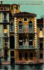 Old postcard AK VENICE Palazzo Contarini Fasan ITALY (496595)