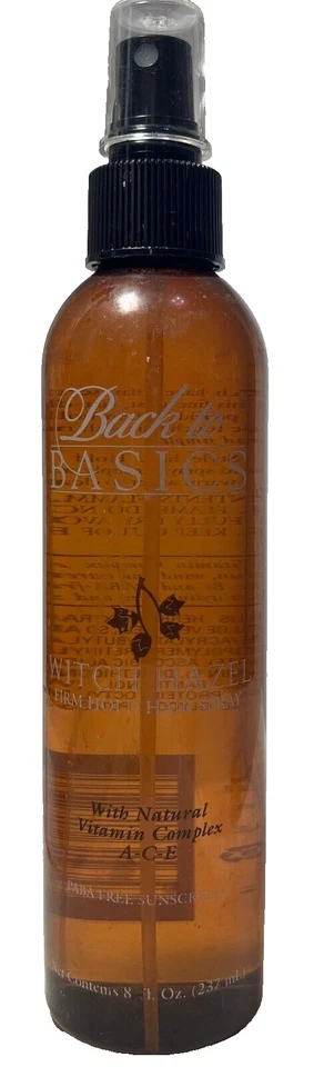 3 Back To Basics Witch Hazel Firm Hold Hair Spray  8 oz ea  (985) - Image 2 of 2
