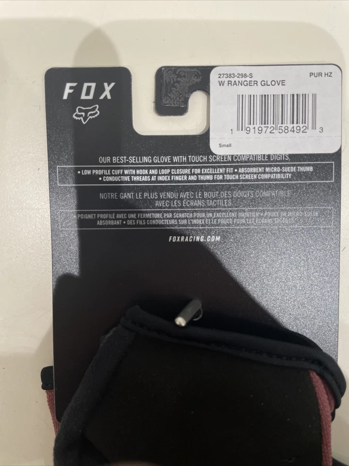 Fox Youth Ranger Gloves -pink Size Small - Image 4 of 4