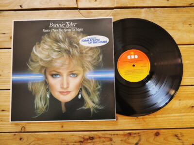 BONNIE TYLER FASTER THAN THE SPEED OF NIGHT LP 33T VINYLE EX COVER EX 1983