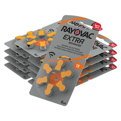 Rayovac Extra Size 13 Hearing Aid Batteries 6 Pack
