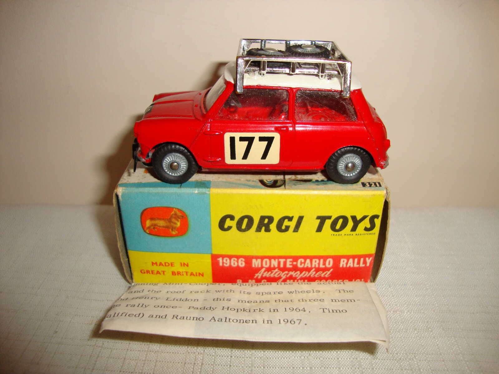 Corgi 339, Monte Carlo Cooper S - Free Price Guide & Review