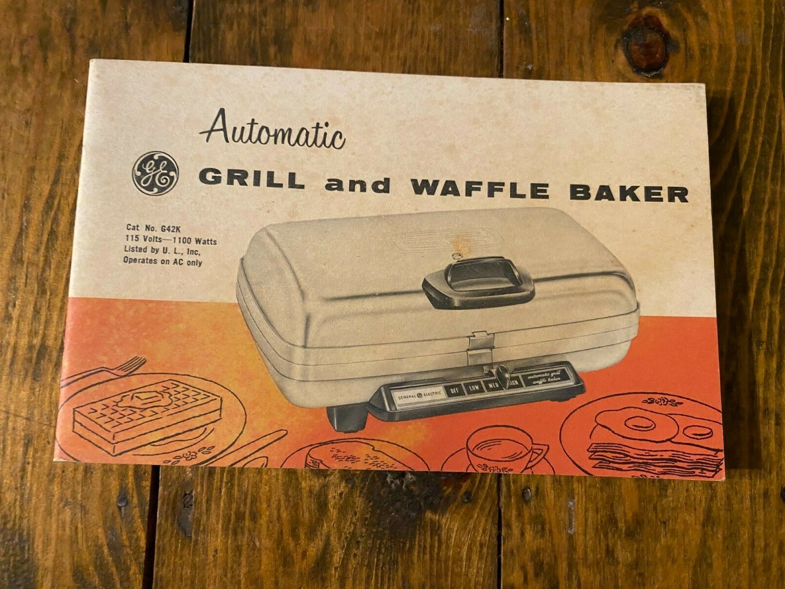 general electric waffle iron manual