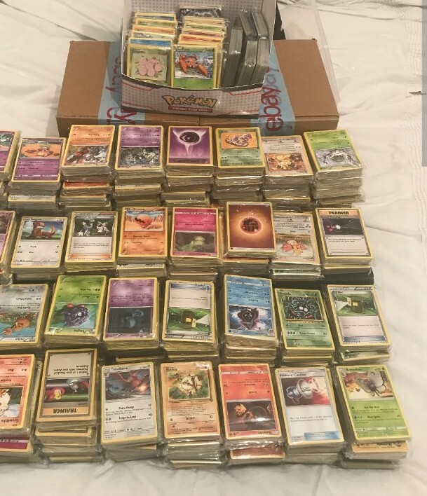 1000 Pokemon Card Bulk Lot Common/Uncommon plus 20 holos 3 vmax rare cards | eBay 1000 Pokemon Card Bulk Lot Common/Uncommon plus 20 holos 3 vmax rare cards | eBay