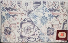 ANTI-FATIGUE NONSLIP PVC FLOOR MAT (18"x29") FLORAL PATCHWORK, FLOWERS, Bibb