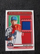 Williams Wong 2023 USA Baseball Stars & Stripes #U18-WW Patch U-18 World Cup