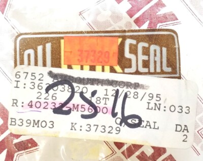 40232-M5600 NAK Wheel Oil Seal Free Shipping Free Returns 052-2516