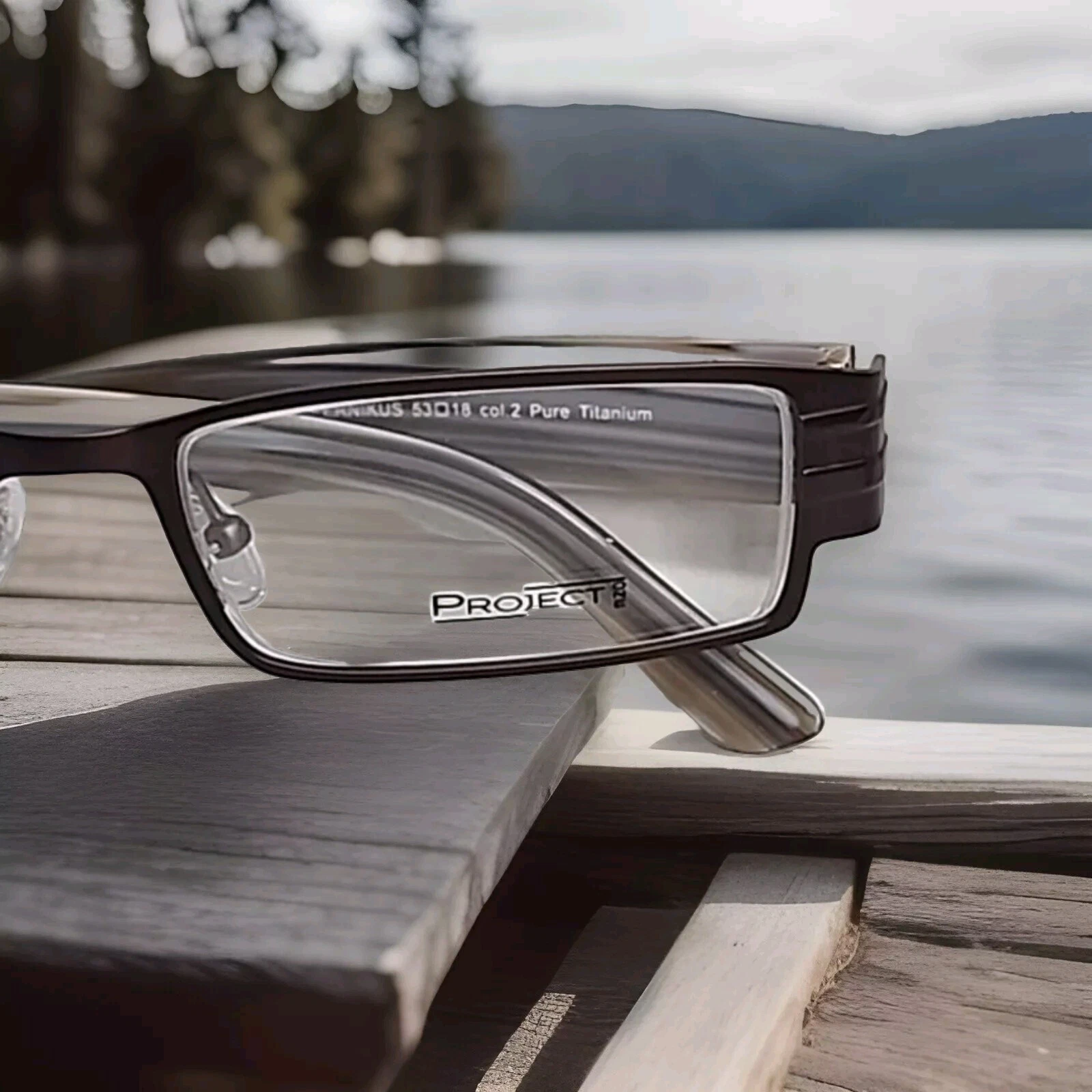 Project One Kopernikus Brown Titanium Eyeglass Frame