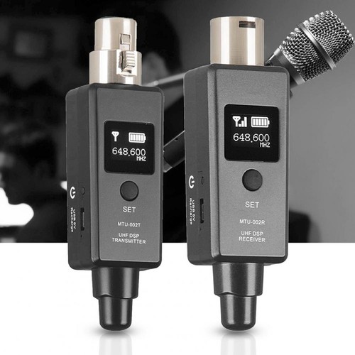 U3 Wireless Mic System Transmitter Receiver Microphone Adapter for Audio Mixer i - Photo 14/16