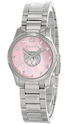 GUCCI G-Timeless 27MM Stainless Pink MOP Dial Women ☆新品未使用タグ付き☆ ブラジャー ショーツ セット