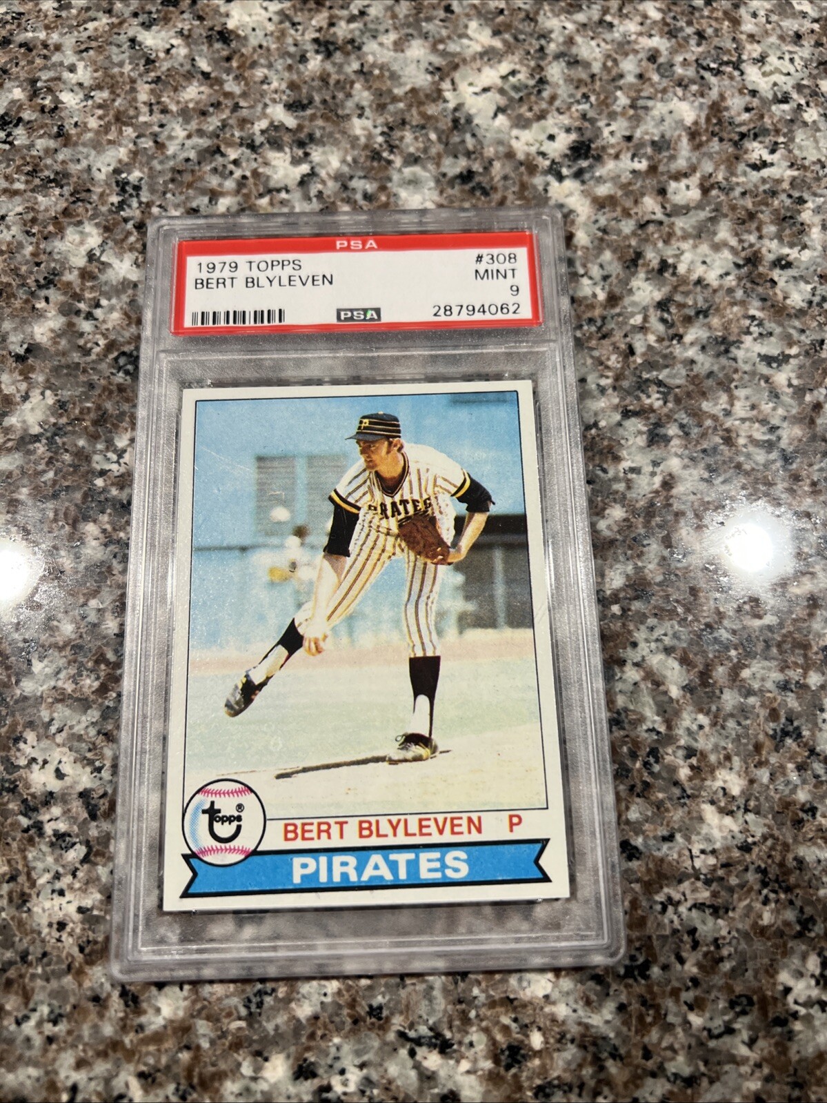 1979 Topps #308 Bert Blyleven Pittsburgh Pirates PSA 9 🔥🔥