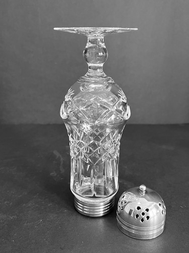 Waterford Crystal Lismore Muffineer Powdered Sugar Shaker 8" Ireland - Picture 6 of 8