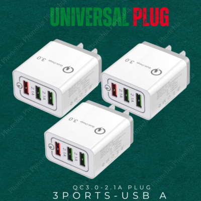 #ad #ad Multiple 3 Port USB AC Plug Quick Charger Block Universal Phone Cube 18W Box Lot $313.97
