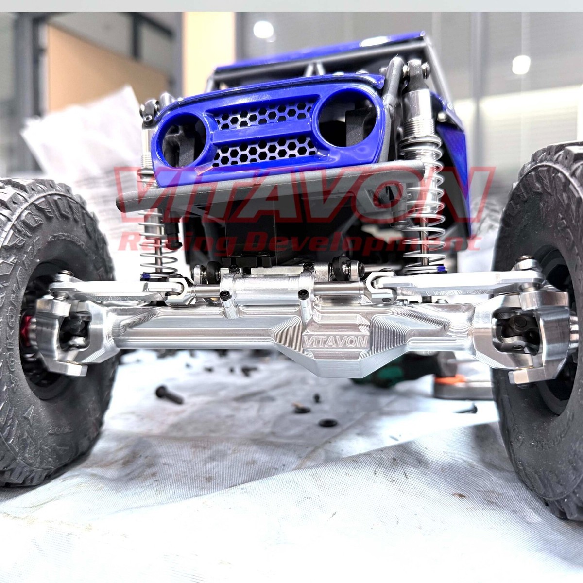 2,500円お安く!◎New!◎Volan All-round◎7インチ VITAVON H10 CNC Alu7075 Front axle kit with internals for
