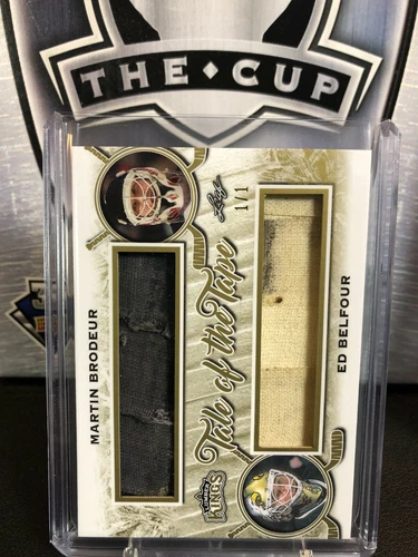 2019-20 Leaf Lumber Kings Tale of the Tape #TT08 Martin Brodeur/Ed Belfour 1/1