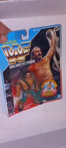 Jake The Snake WWF Hasbro Moc Catch  Vintage...
