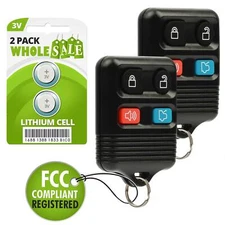 2 For 2006 2007 Ford Crown Victoria Five Hundred Keyless Car Remote Key Fob