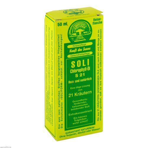 SOLI-CHLOROPHYLL-ÖL S 21 50ml SOLICHLOROPHYLL PZN 7364099