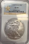 2013 W AMERICAN SILVER EAGLE $1 NGC MS 70