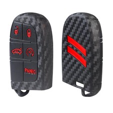 Silicone Key Fob Cover For Dodge Charger Challenger Durango Dart 5 Buttons