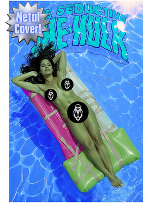 Seductive She-Hulk  (Nude) *METAL* COVER Deviant Nation Art Book Ltd 15 w/CoA