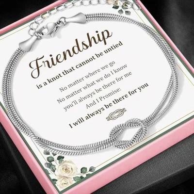 Friendship Bracelet Keepsake with Sentimental Message Gift for Special Friend