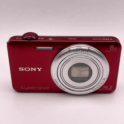 Sony Cyber-shot DSC-WX80 16.2MP Digital Camera – Red – Lens Error