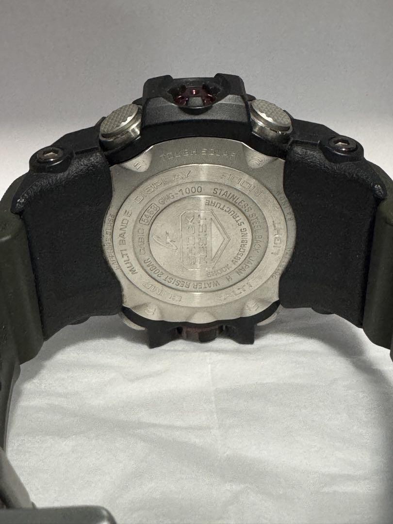 Excellent + ] Casio G-Shock GWG-1000-1A3JF MUDMASTER black green