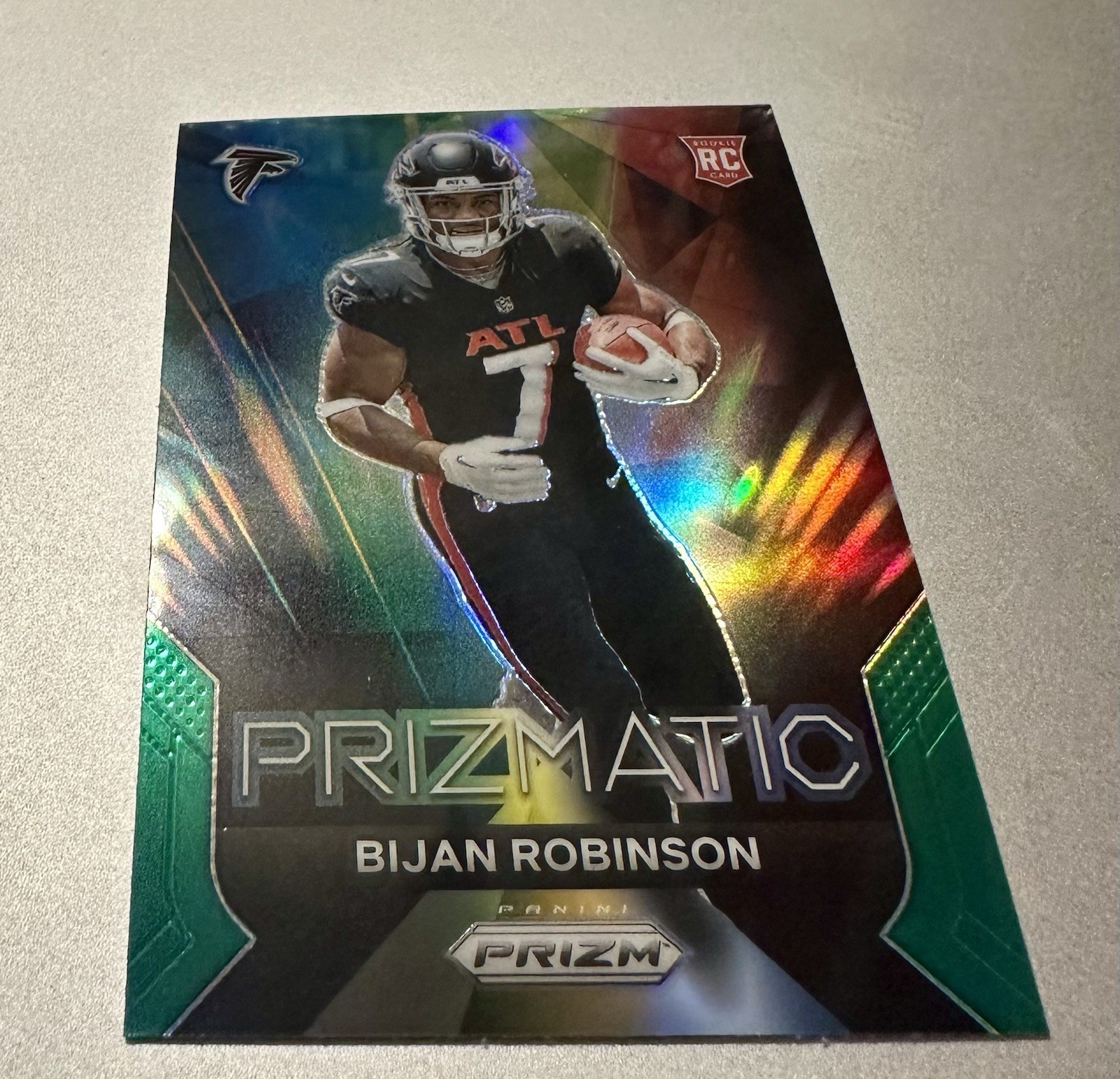 2023 Panini Prizm Prizmatic Bijan Robinson #19 Green