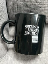 Shearson Lehman Brothers AMEX Vintage Original Memorabilia Ceramic Coffee Mug