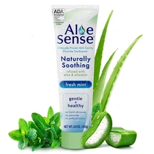 Fluoride Toothpaste, Naturally Soothing Toothpaste Sensitive Teeth and Gum Care 