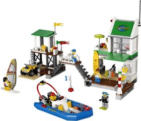LEGO City 4644 Marina Harbor Yacht Set New